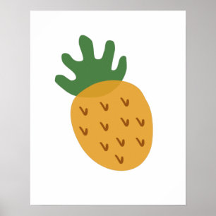 IVF Pineapple Modern Cute Infertility Support Poster