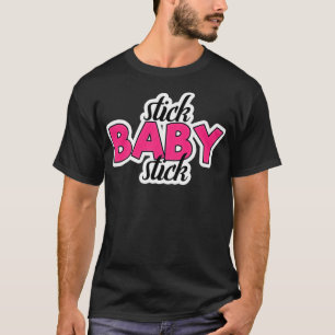 IVF Stick Baby Infertility Gift Embryo Mom Heart P T-Shirt