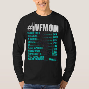 Ivf Survivor Warrior Mom Price Transfer Day T-Shirt