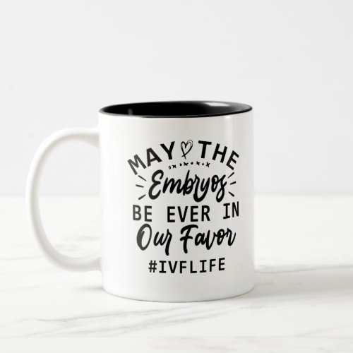IVF Transfer Day Retrieval Day IVF Couple Gift Two_Tone Coffee Mug