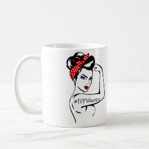 IVF Warrior Rosie the Riveter Mug