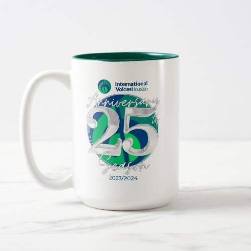 IVH 25th Anniversary Two_Tone Mug _ Hunter Green