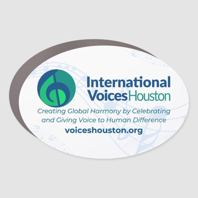 IVH Car Magnet (Oval) (Front)