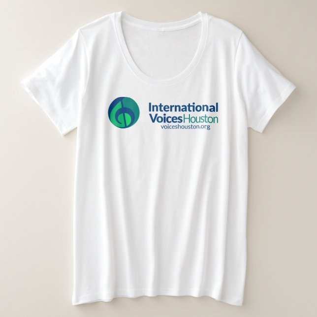 IVH Logo Women's Plus Size T-Shirt (Design Front)