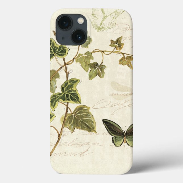 Ivies and Butterflies Case-Mate iPhone Case (Back)