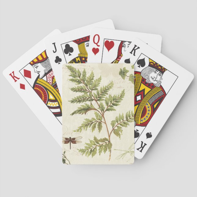Ivies and Ferns Poker Cards (Back)