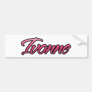 Ivonne faded pink Aufkleber Sticker