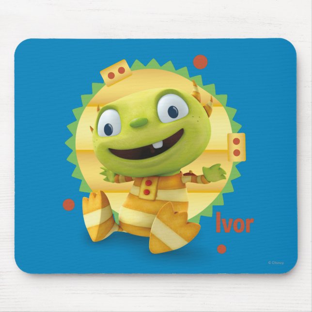 Ivor Hugglemonster 2 Mouse Pad (Front)