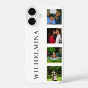Ivory 4-Image Design Personal iPhone 16 Case