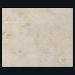 Ivory and Gold Grunge Vintage Damask Wrapping Paper<br><div class="desc">Shimmering ivory and gold distressed vintage damask wrapping paper.</div>