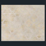 Ivory and Gold Grunge Vintage Damask Wrapping Paper<br><div class="desc">Shimmering ivory and gold distressed vintage damask wrapping paper.</div>