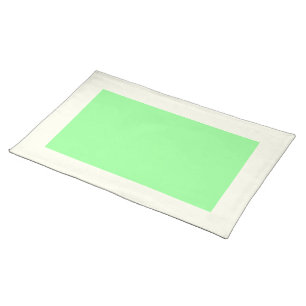 Ivory and Mint Green Placemat