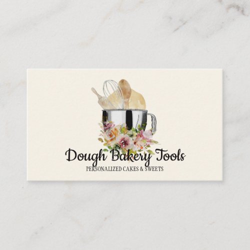 Ivory Bakery Home Made Patisserie Pastry Dough Business Card