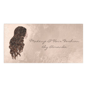 Ivory Beauty Salon Lash Makeup Hairdresser Door Sign