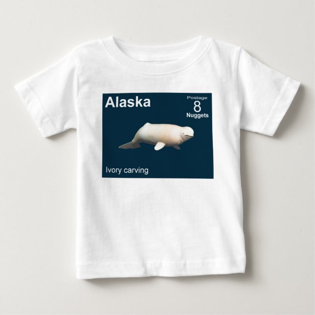 Ivory Beluga Baby T-Shirt (Front)