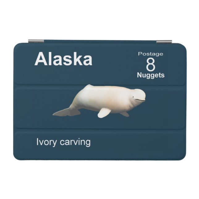 Ivory Beluga iPad Mini Cover (Horizontal)