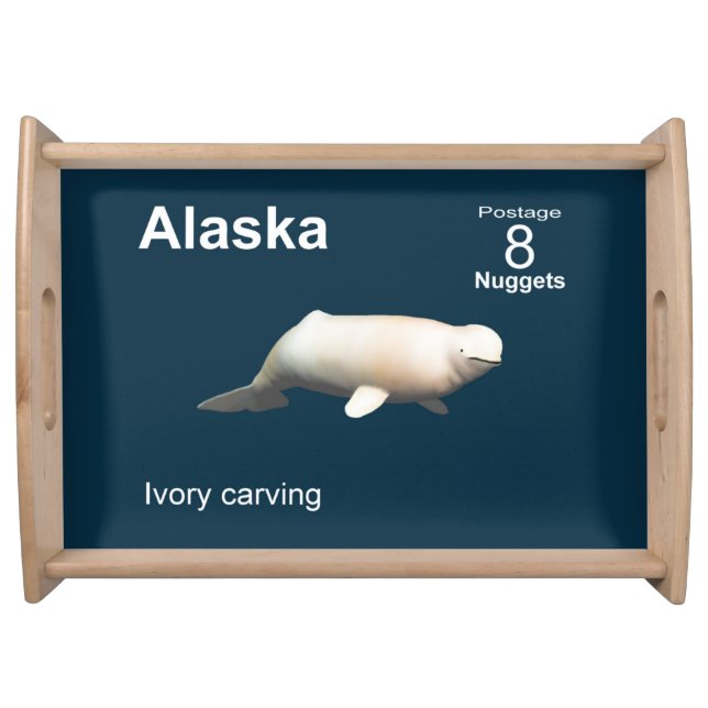 Ivory Beluga Serving Tray (Front)
