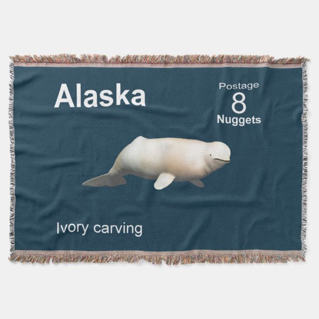 Ivory Beluga Throw Blanket (Front)