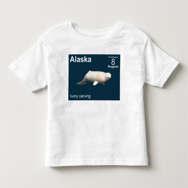Ivory Beluga Toddler T-shirt (Front)