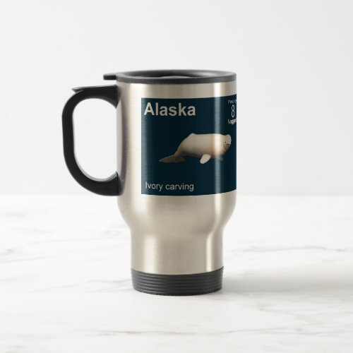 Ivory Beluga Travel Mug