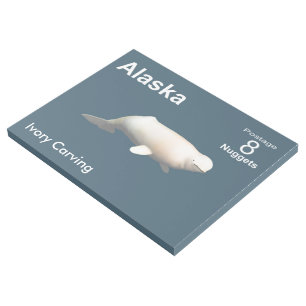 Ivory Beluga Whale - Alaska Postage Gallery Wrap