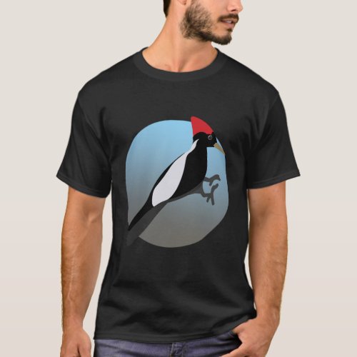 Ivory_billed Woodpecker Bird Lab T_Shirt