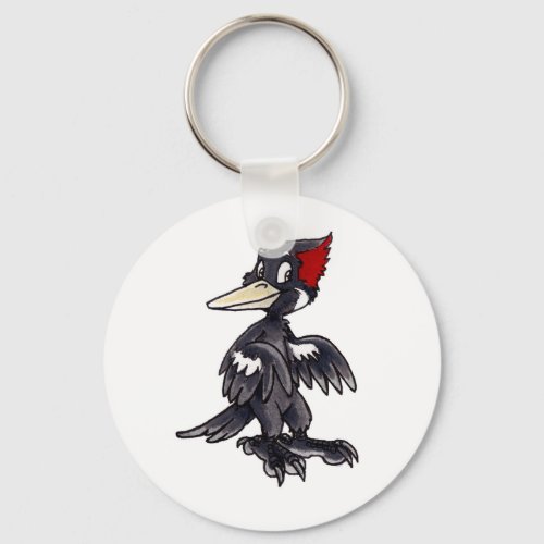 Ivory_Billed Woodpecker Keychain