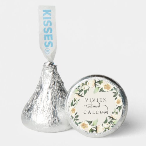 Ivory Bloom  Floral Love is Sweet Wedding Hersheys Kisses