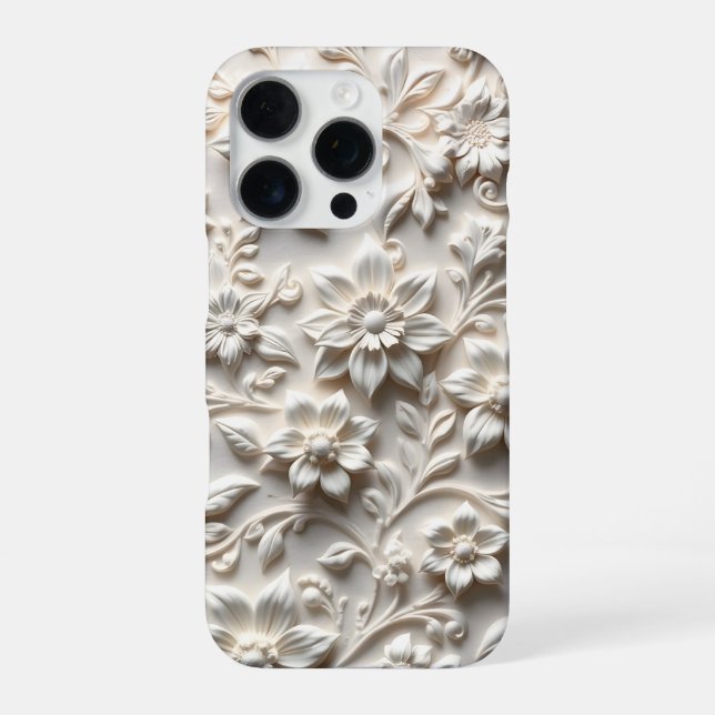 Ivory Bloom Iphone Case (Back)