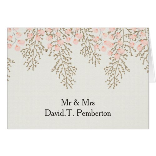 ivory blush gold Guest Wedding Place Cards