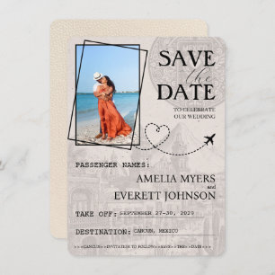 Ivory Cancun Passport Save The Date