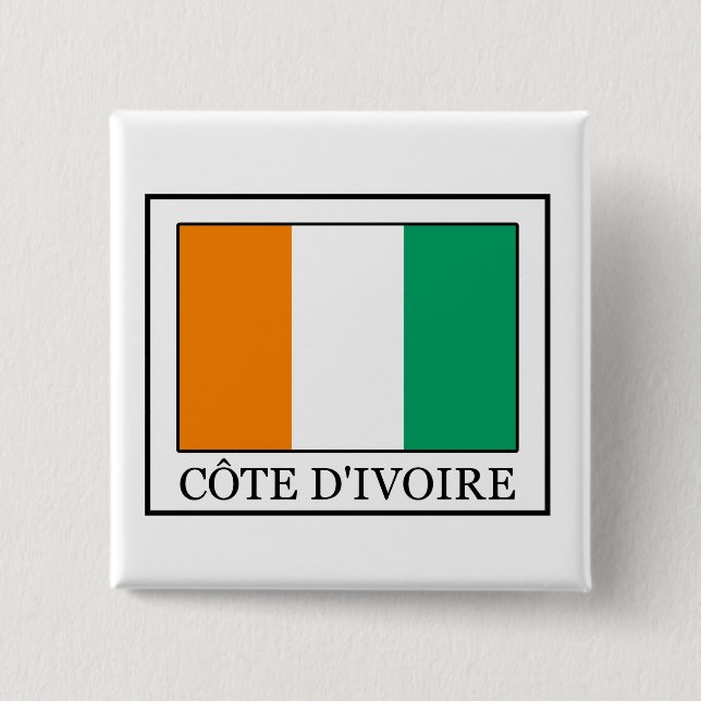 Ivory Coast Button (Front)