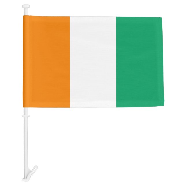 Ivory Coast Car Flag (Front)