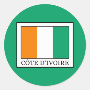 Ivory Coast Classic Round Sticker