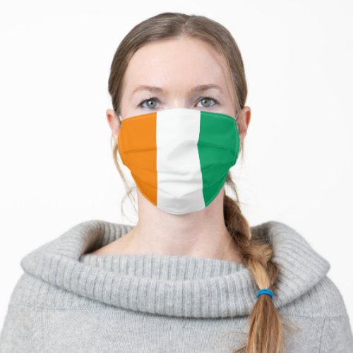 Ivory Coast Flag Adult Cloth Face Mask