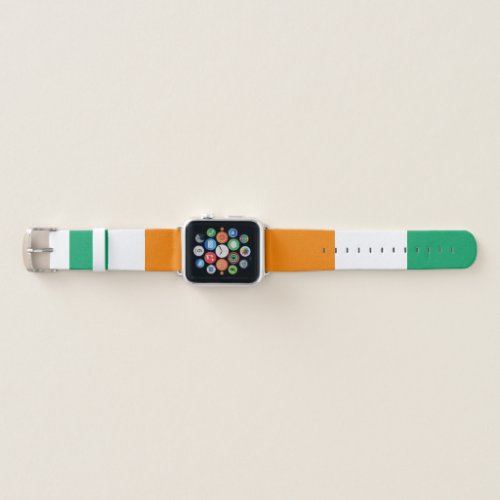 Ivory Coast Flag Apple Watch Band