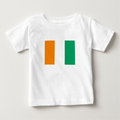 Ivory Coast Flag Baby T_Shirt