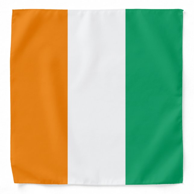 Ivory Coast Flag Bandana (Front)