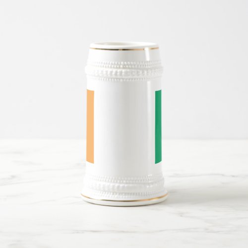 Ivory Coast Flag Beer Stein