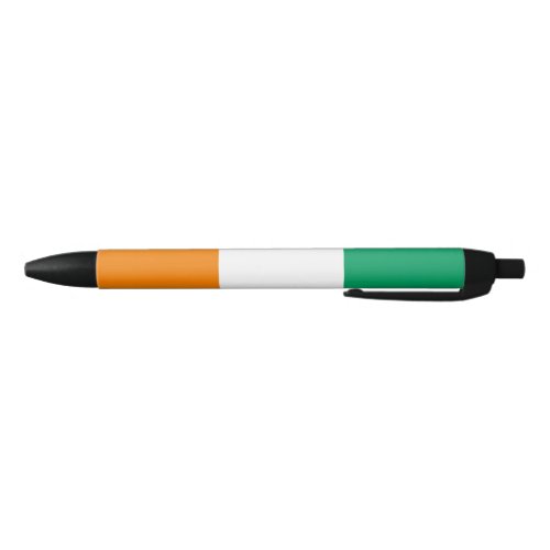 Ivory Coast Flag Black Ink Pen