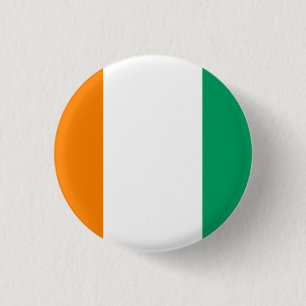 Ivory Coast Flag Button