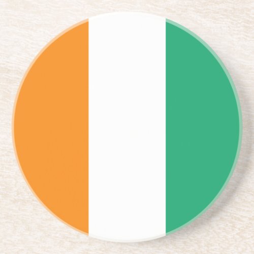 Ivory Coast Flag Coaster