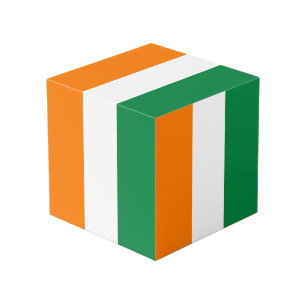Ivory Coast flag Cube