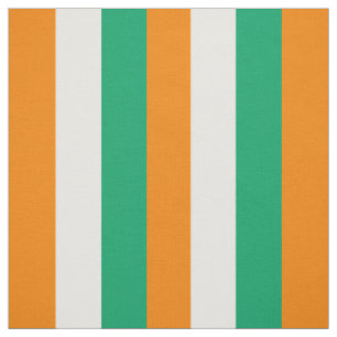 Ivory Coast Flag Fabric