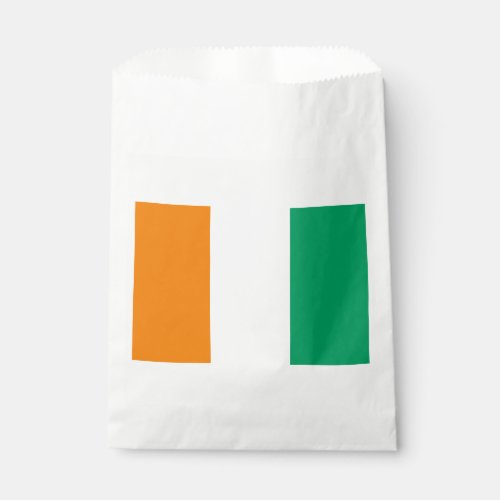 Ivory Coast Flag Favor Bag