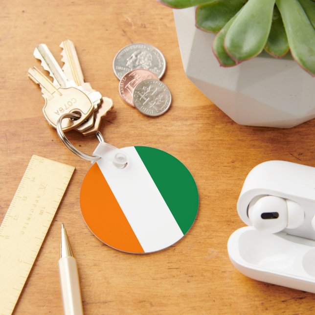 Ivory Coast flag Keychain (Desk)
