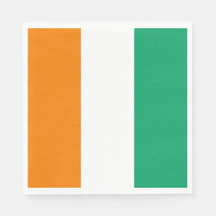 Ivory Coast Flag Napkins