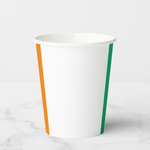 Ivory Coast Flag Paper Cups