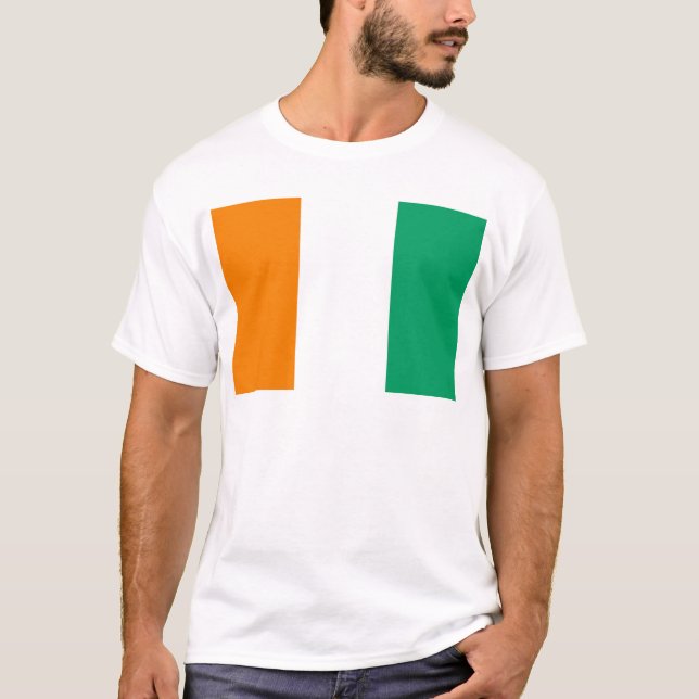 Ivory Coast Flag Products T-Shirt (Front)