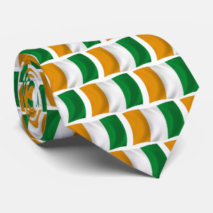 Ivory Coast Flag - Republic of Côte d'Ivoire Neck Tie